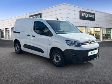 SPOTICAR Citroën Berlingo Van M 650 Bluehdi 100 S&s Bvm6 Club Occasion - Utilitaire Diesel Blanc - Saint Langis Les Mortagne - 1204017807_3
