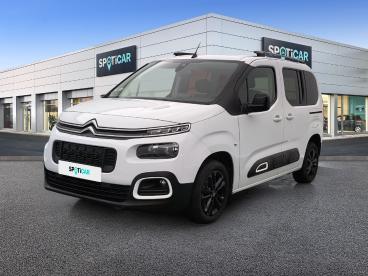 SPOTICAR Citroën Berlingo Taille M Bluehdi 130 S&s Bvm6 Shine Occasion - Familiale Diesel Blanc Banquise - Montpellier - 1204058245_1