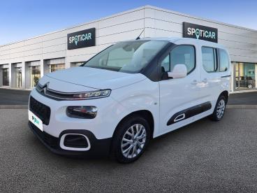 SPOTICAR Citroën Berlingo Taille M Bluehdi 100 S&s Bvm Feel Occasion - Familiale Diesel Blanc Banquise - Glos - 1204132373_1