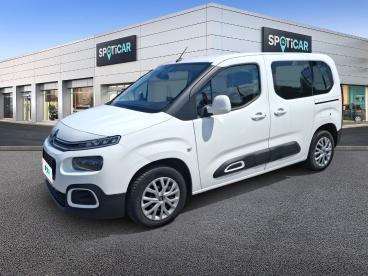 SPOTICAR Citroën Berlingo Taille M Bluehdi 100 S&s Bvm6 Feel Occasion - Familiale Diesel Blanc Banquise - Sance - 1204153615_1