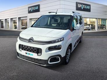 SPOTICAR Citroën Berlingo M Puretech 110ch S&s Feel Occasion - Familiale Essence Blanc Banquise (o) - Valenciennes - 1204198460_1