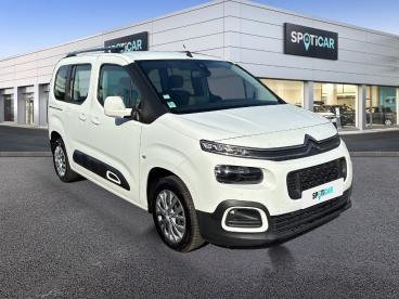 SPOTICAR Citroën Berlingo M Puretech 110ch S&s Feel Occasion - Familiale Essence Blanc Banquise (o) - Valenciennes - 1204198460_3