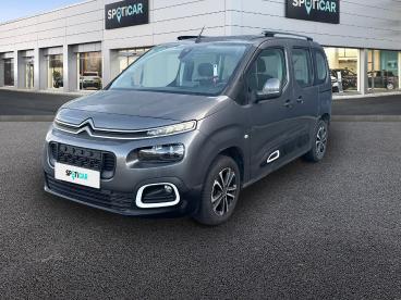 SPOTICAR Citroën Berlingo M Puretech 110ch S&s Feel Occasion - Familiale Essence Gris Platinium (m) - Saint Thuriau - 1204215730_1