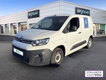 SPOTICAR Citroën Berlingo Van M 650 Bluehdi 100 S&s Bvm6 Club Occasion - Utilitaire Diesel Blanc - Cesson Sevigne - 1204227531_1
