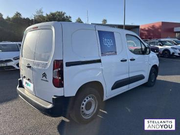 SPOTICAR Citroën Berlingo Van M 650 Bluehdi 100 S&s Bvm6 Club Occasion - Utilitaire Diesel Blanc - Cesson Sevigne - 1204227531_3