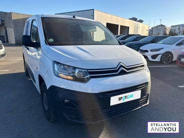 SPOTICAR Citroën Berlingo Van M 650 Bluehdi 100 S&s Bvm6 Club Occasion - Utilitaire Diesel Blanc - Cesson Sevigne - 1204227531_4