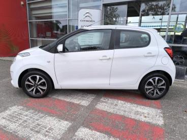 SPOTICAR Citroën C1 Vti 72 S&s Shine 5p E6.d Occasion - Citadine Essence Blanc Oural (o) - Ploemeur - 1203662079_2