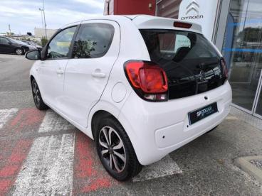 SPOTICAR Citroën C1 Vti 72 S&s Shine 5p E6.d Occasion - Citadine Essence Blanc Oural (o) - Ploemeur - 1203662079_4