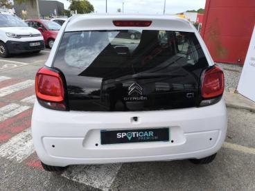 SPOTICAR Citroën C1 Vti 72 S&s Shine 5p E6.d Occasion - Citadine Essence Blanc Oural (o) - Ploemeur - 1203662079_5