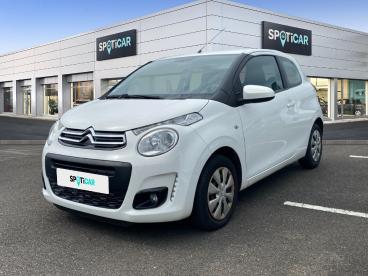 SPOTICAR Citroën C1 Vti 72 S&s Feel Occasion - Citadine Essence Blanc - Lescar - 1203751799_1