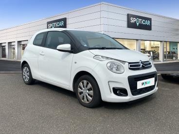 SPOTICAR Citroën C1 Vti 72 S&s Feel Occasion - Citadine Essence Blanc - Lescar - 1203751799_3