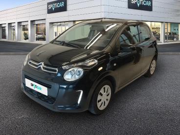 SPOTICAR Citroën C1 Vti 72 Feel 5p Occasion - Citadine Essence Noir Caldera (m) - Concarneau - 1203777055_1