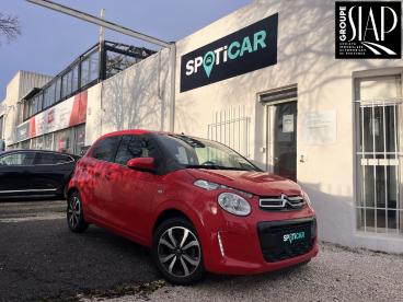 SPOTICAR Citroën C1 Vti 72 Etg Shine Occasion - Citadine Essence Rouge - Martigues - 1203824192_1
