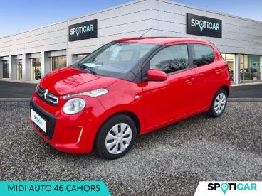 SPOTICAR Citroën C1 Vti 72 S&s Feel 5p E6.d-temp Occasion - Citadine Essence Rouge Scarlet (o) - Cahors - 1203827073_1