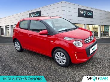 SPOTICAR Citroën C1 Vti 72 S&s Feel 5p E6.d-temp Occasion - Citadine Essence Rouge Scarlet (o) - Cahors - 1203827073_3