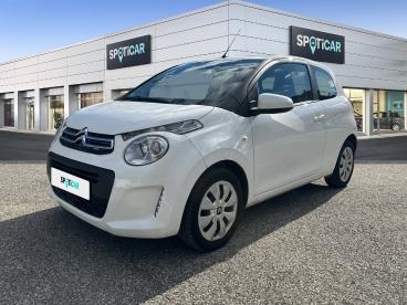 SPOTICAR Citroën C1 Vti 72 S&s Feel 3p E6.d Occasion - Citadine Essence Blanc Lipizan (o) - La Tour D Aigues - 1203864843_1