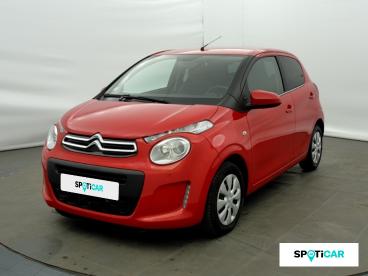 SPOTICAR Citroën C1 Vti 72 S&s Feel 5p E6.d Occasion - Citadine Essence Rouge Scarlet (o) - Eybens - 1203896798_1