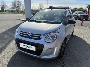 SPOTICAR Citroën C1 Airscape Puretech 82 Bvm Shine Occasion - Citadine Essence Gris Clair - Aire sur l'adour - 1203907612_2