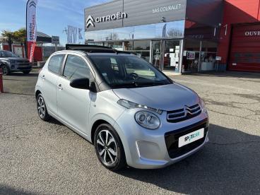 SPOTICAR Citroën C1 Airscape Puretech 82 Bvm Shine Occasion - Citadine Essence Gris Clair - Aire sur l'adour - 1203907612_4