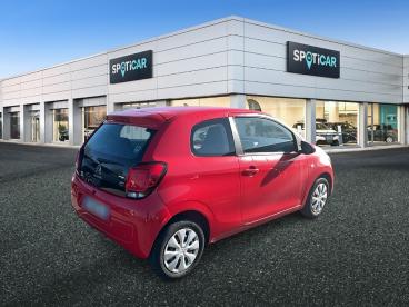 SPOTICAR Citroën C1 Vti 72 S&s Bvm Feel Occasion - Citadine Essence Rouge - Vannes - 1203940309_3