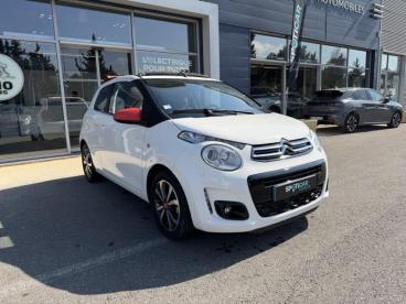 SPOTICAR Citroën C1 Airscape Puretech 82 Shine 3p Occasion - Citadine Essence Blanc Lipizan (o) - Marseille - 1203951330_3