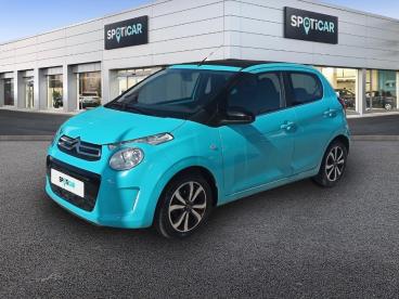 SPOTICAR Citroën C1 Airscape Puretech 82 Bvm Shine Occasion - Citadine Essence Bleu - Hyeres - 1203965686_1