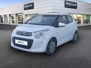 SPOTICAR Citroën C1 Vti 72 S&s Feel 5p E6.d-temp Occasion - Citadine Essence Blanc Lipizan (o) - Vernon - 1203975727_1