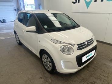 SPOTICAR Citroën C1 Vti 72 S&s Feel Occasion - Citadine Essence Blanc - Lormont - 1203981631_3