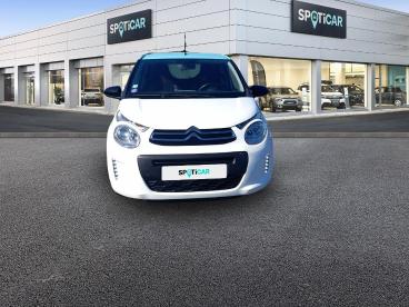SPOTICAR Citroën C1 Puretech 82 Millenium 5p Occasion - Citadine Essence Blanc Lipizan - Pavillon Pacific Green - Lannion - 1204001232_2