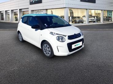 SPOTICAR Citroën C1 Puretech 82 Millenium 5p Occasion - Citadine Essence Blanc Lipizan - Pavillon Pacific Green - Lannion - 1204001232_3