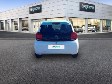 SPOTICAR Citroën C1 Puretech 82 Millenium 5p Occasion - Citadine Essence Blanc Lipizan - Pavillon Pacific Green - Lannion - 1204001232_5