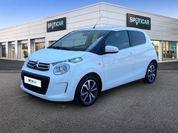 SPOTICAR Citroën C1 Vti 72 S&s Shine 5p E6.d Occasion - Citadine Essence Blanc Oural (o) - Reims - 1204037867_1