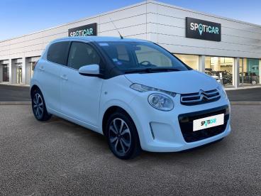 SPOTICAR Citroën C1 Vti 72 S&s Shine 5p E6.d Occasion - Citadine Essence Blanc Oural (o) - Reims - 1204037867_3