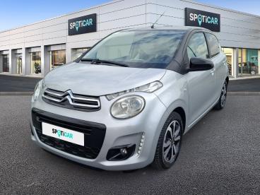 SPOTICAR Citroën C1 Vti 72 S&s Shine 5p E6.d Occasion - Citadine Essence Gris Gallium (m) - Reims - 1204080830_1