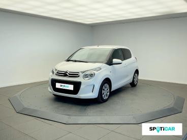 SPOTICAR Citroën C1 Vti 72 S&s Feel Occasion - Citadine Essence Blanc - Tarbes - 1204099198_1