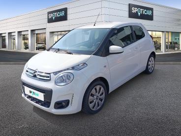 SPOTICAR Citroën C1 Vti 72 S&s Feel Occasion - Citadine Essence Blanc - Saint Sulpice Sur Risle - 1204104836_1