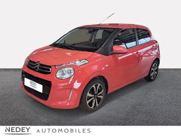 SPOTICAR Citroën C1 Puretech 82 Shine 5p Occasion - Citadine Essence Sunrise Red (o) - Belfort - 1204171654_1
