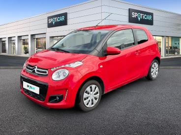 SPOTICAR Citroën C1 Vti 72 S&s Feel 3p E6.d-temp Occasion - Citadine Essence Rouge Scarlet (o) - Bayeux - 1204194510_1