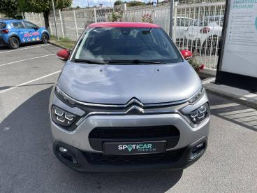 SPOTICAR Citroën C3 Bluehdi 100 S&s Bvm Shine Occasion - Citadine Diesel Gris Clair - Villeparisis - 1202337319_2