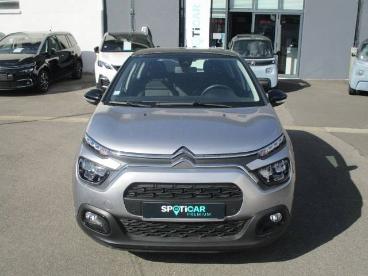 SPOTICAR Citroën C3 Puretech 110 S&s Eat6 Shine Occasion - Citadine Essence Gris Clair - Saint Germain Les Arpajon - 1202405109_2