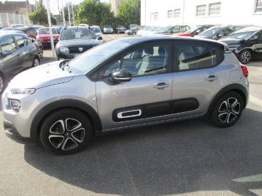 SPOTICAR Citroën C3 Puretech 110 S&s Eat6 Shine Occasion - Citadine Essence Gris Clair - Saint Germain Les Arpajon - 1202405109_4
