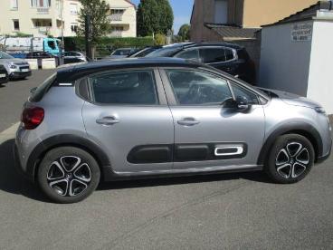 SPOTICAR Citroën C3 Puretech 110 S&s Eat6 Shine Occasion - Citadine Essence Gris Clair - Saint Germain Les Arpajon - 1202405109_5