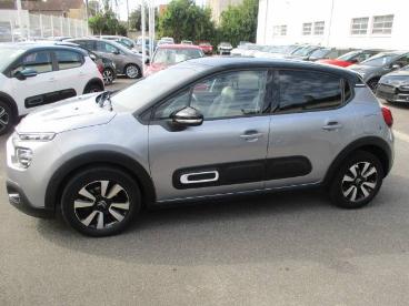 SPOTICAR Citroën C3 Puretech 110 S&s Bvm6 Shine Pack Occasion - Citadine Essence Gris Clair - Saint Germain Les Arpajon - 1202751463_4