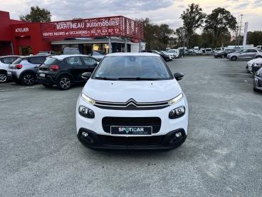 SPOTICAR Citroën C3 Puretech 110 S&s Bvm Feel Occasion - Citadine Essence Blanc - Les Herbiers - 1202914914_2