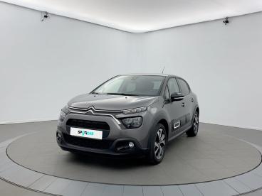 SPOTICAR Citroën C3 1.2 Puretech 83ch S&s Shine Occasion - Citadine Essence Gris Platinium (m) - Noir Perla Nera - Voujeaucourt - 1202927172_1
