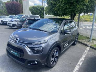 SPOTICAR Citroën C3 Puretech 83 S&s Bvm Shine Pack Occasion - Citadine Essence Gris Foncé - Villeparisis - 1203081592_3