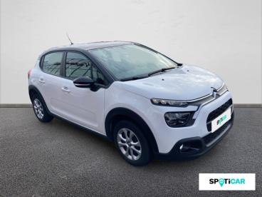 SPOTICAR Citroën C3 Bluehdi 100 S&s Bvm Feel Occasion - Citadine Diesel Blanc - Chateaubriant - 1203288132_3