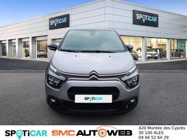 SPOTICAR Citroën C3 1.2 Puretech 83ch S&s Shine Occasion - Citadine Essence Gris Acier (m) - Noir Onyx - St-paul-trois-chateaux - 1203315132_2