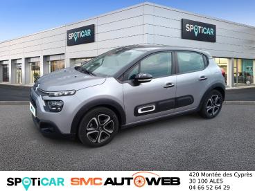 SPOTICAR Citroën C3 1.2 Puretech 83ch S&s Shine Occasion - Citadine Essence Gris Acier (m) - Noir Onyx - St-paul-trois-chateaux - 1203315132_4