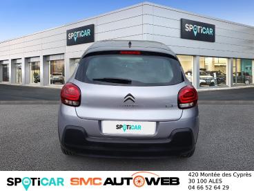 SPOTICAR Citroën C3 1.2 Puretech 83ch S&s Shine Occasion - Citadine Essence Gris Acier (m) - Noir Onyx - St-paul-trois-chateaux - 1203315132_5